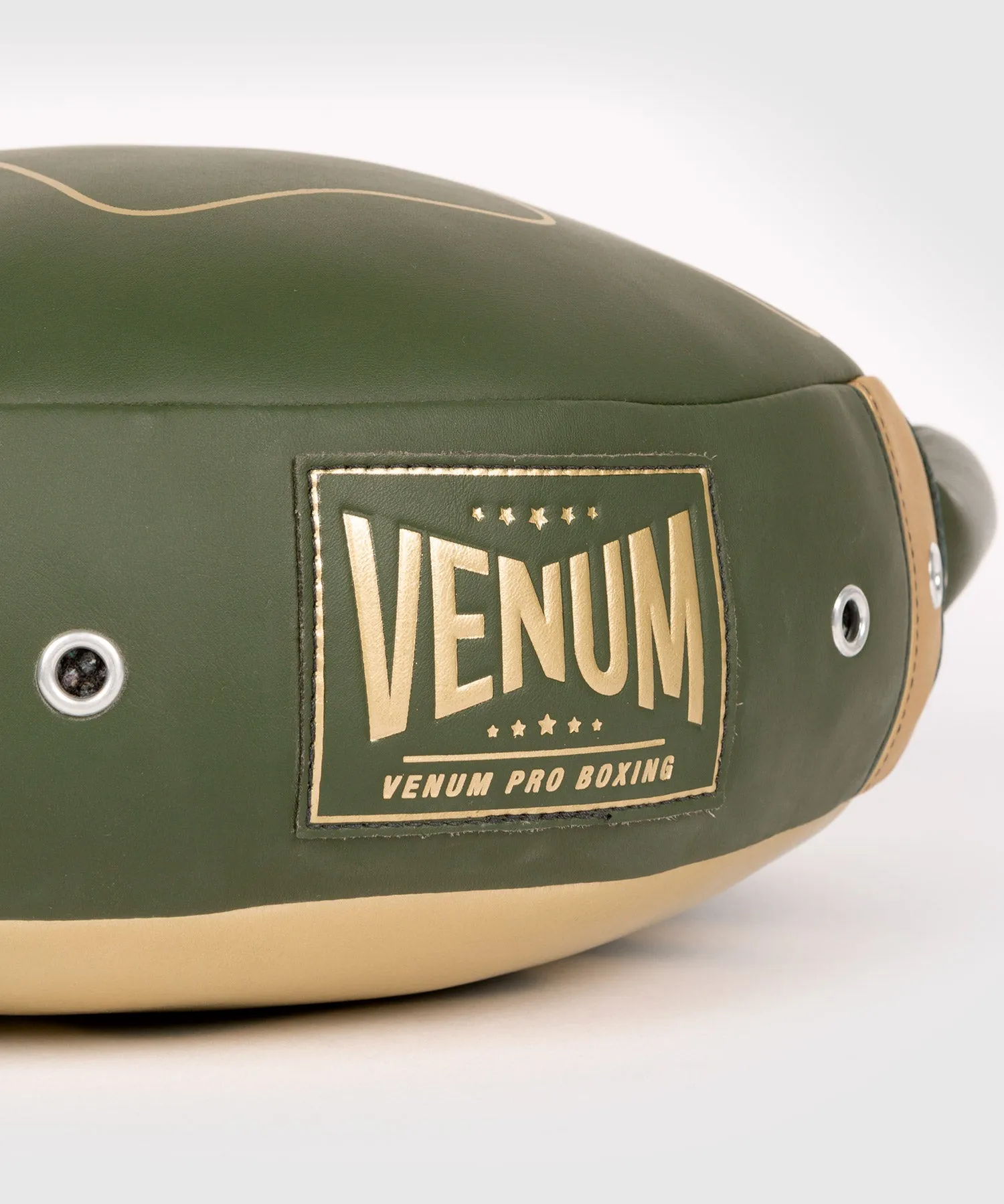 ESCUDO DE PUñO REDONDO VENUM PRO BOXING  CAQUI/ORO