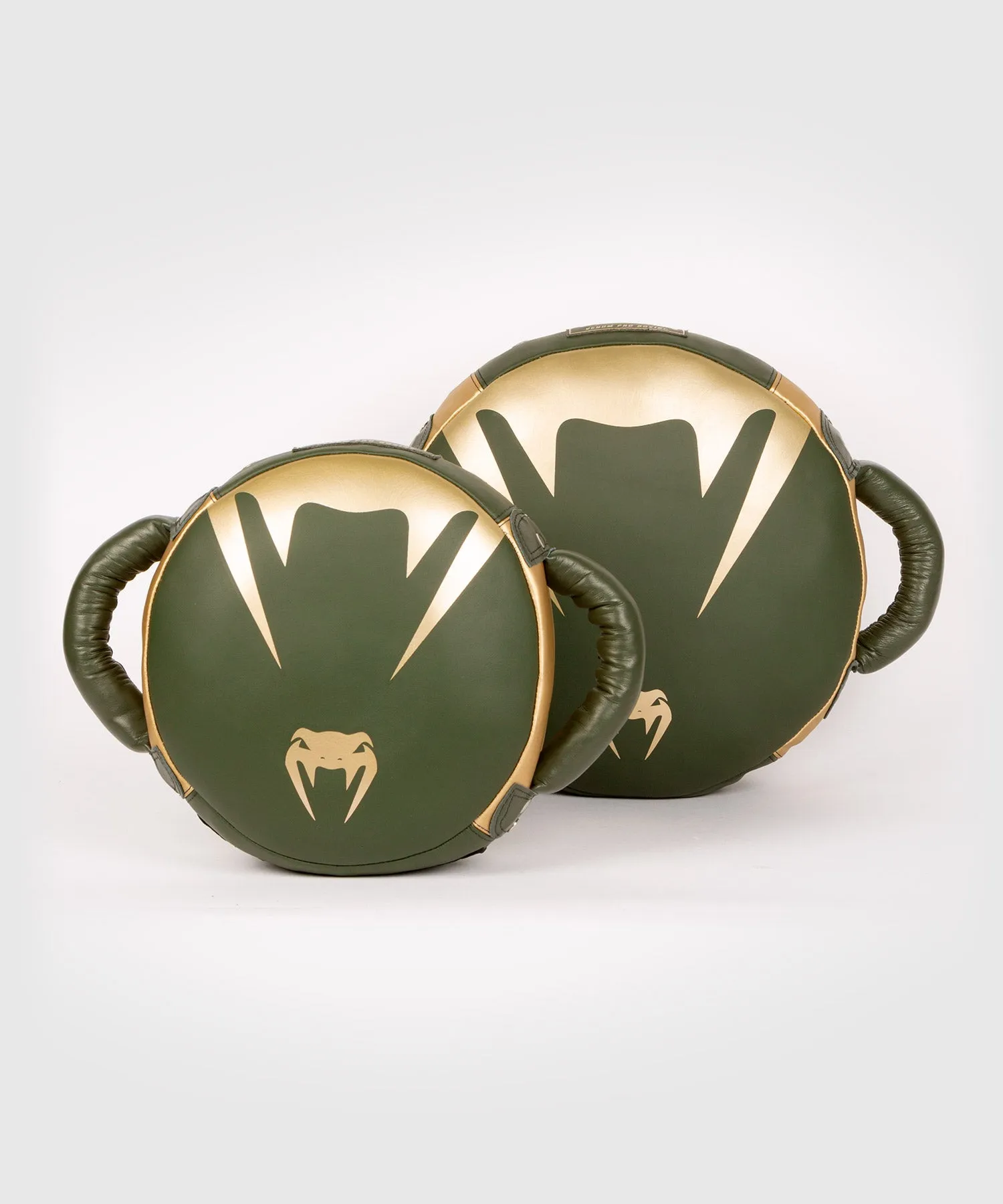 ESCUDO DE PUñO REDONDO VENUM PRO BOXING  CAQUI/ORO