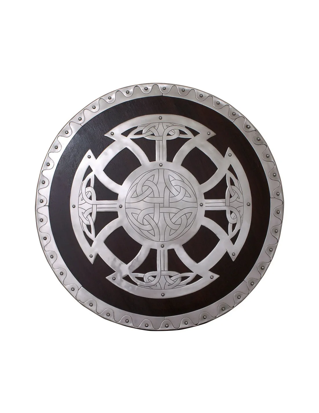 Escudo vikingo madera y acero