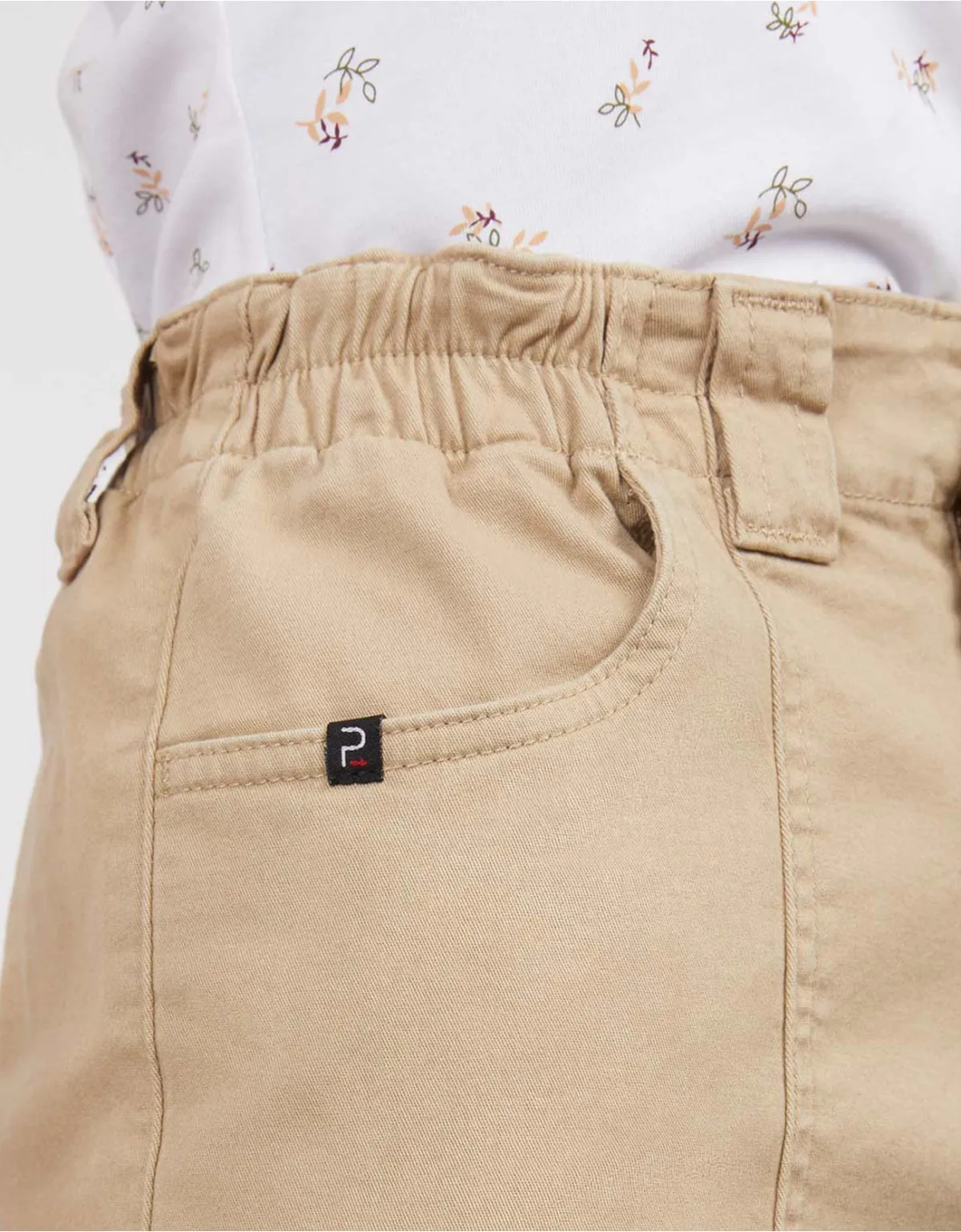Falda beige