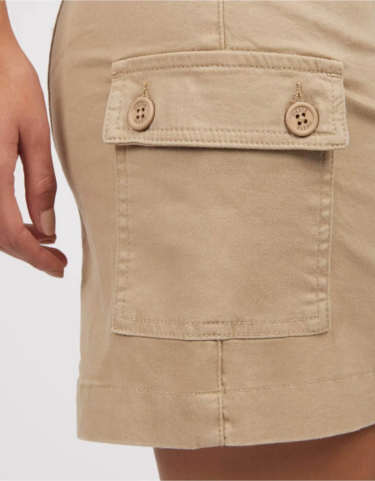 Falda beige