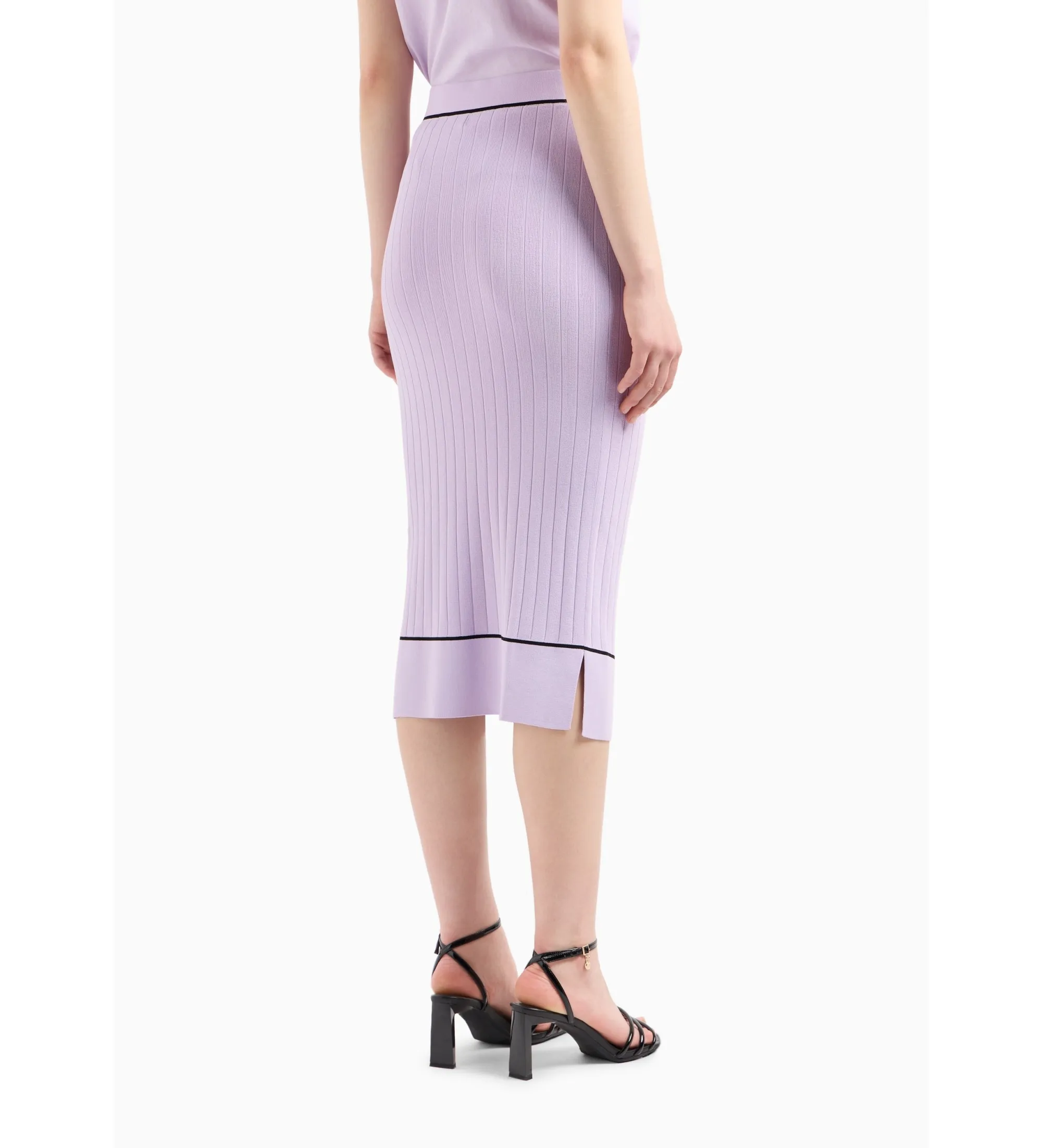 Falda Casual lila