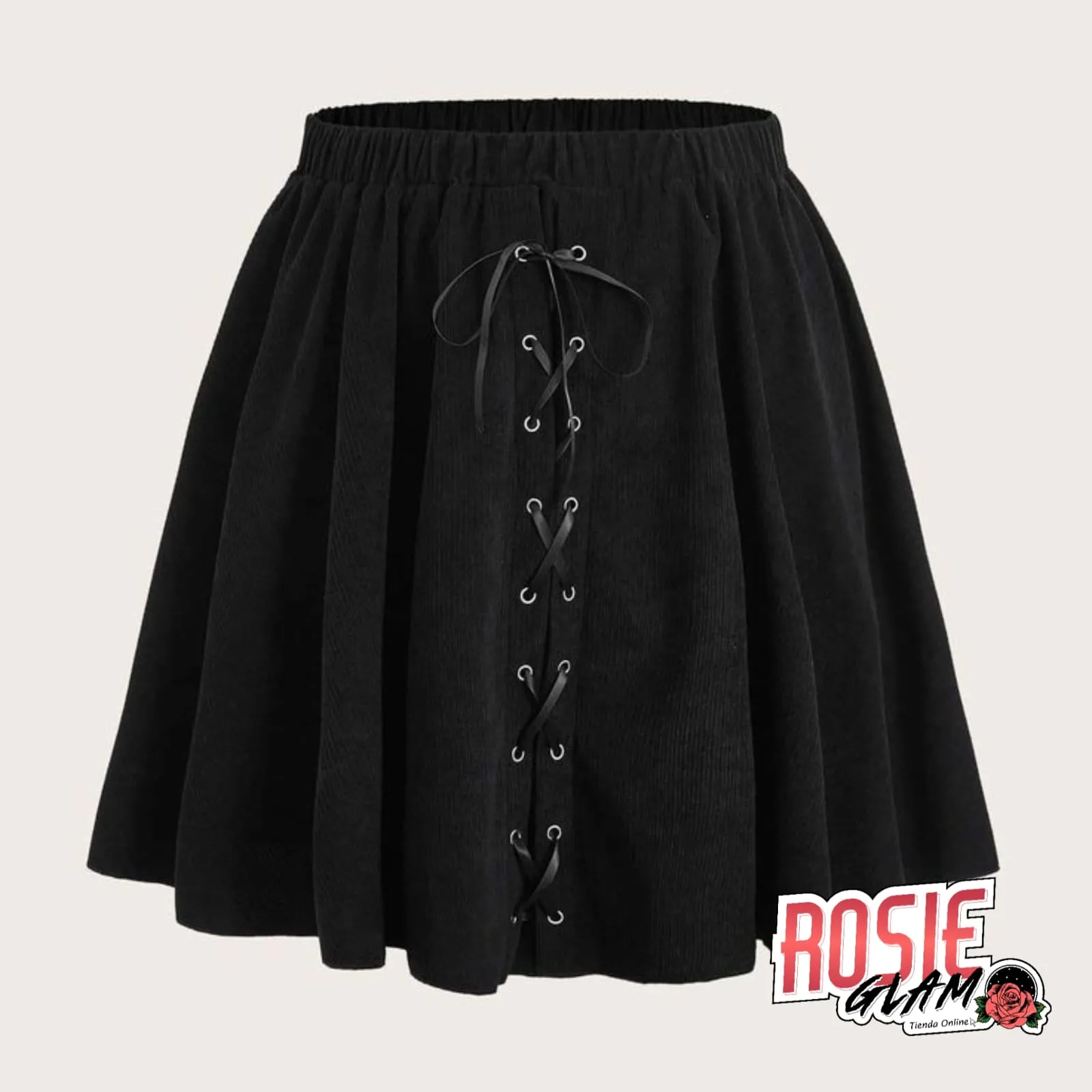 Falda Cintas Black
