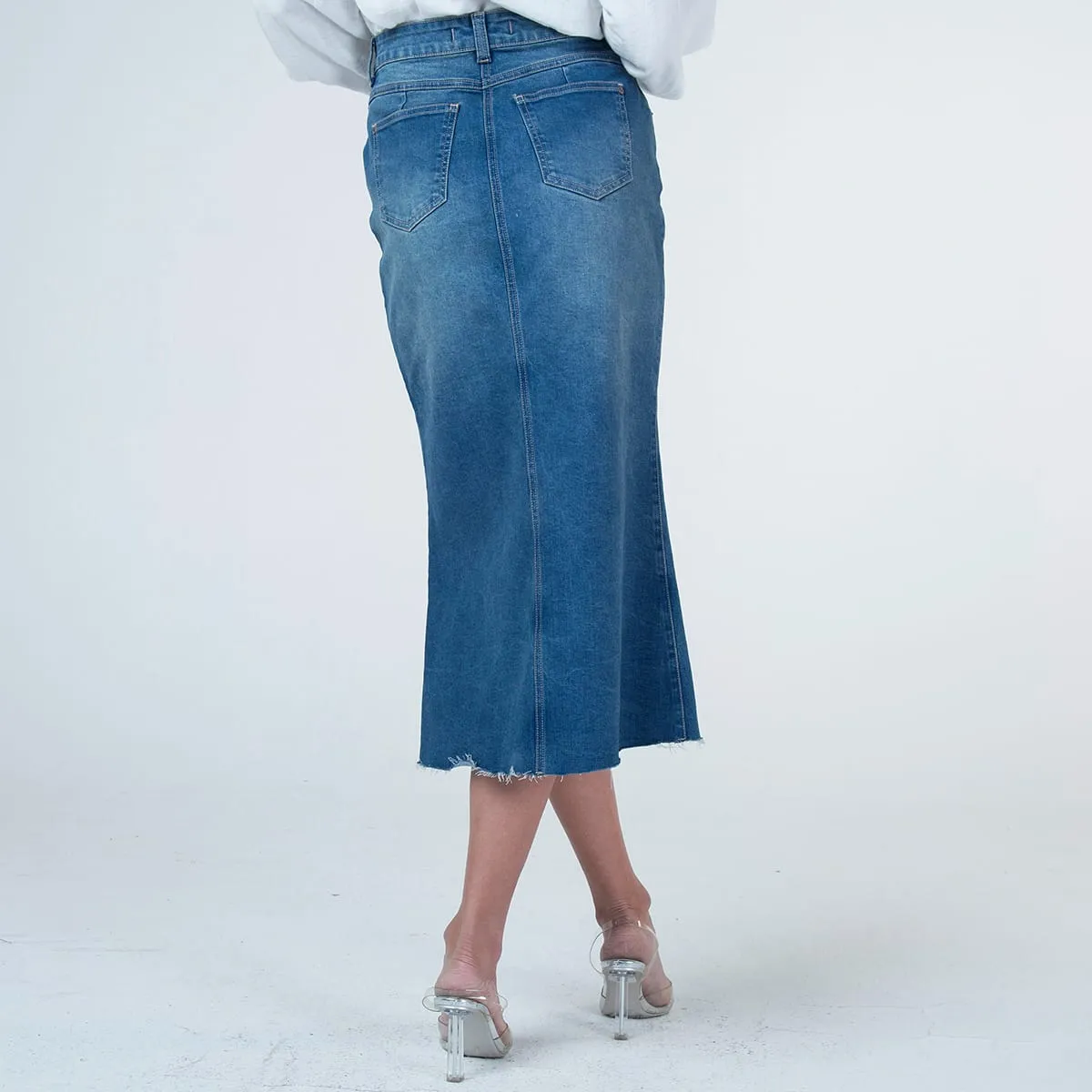 Falda Larga Denim Renatta