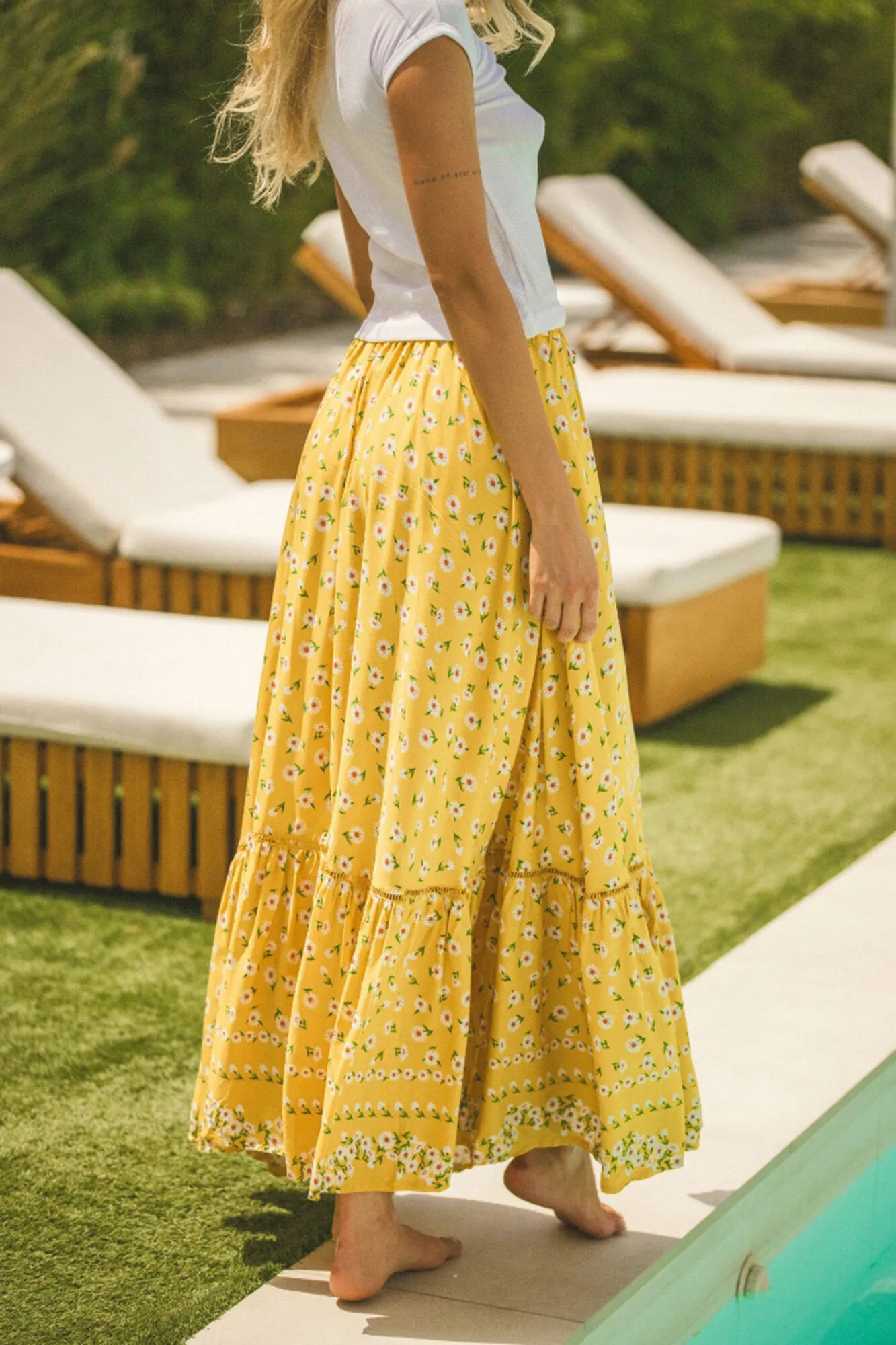 Falda maxi