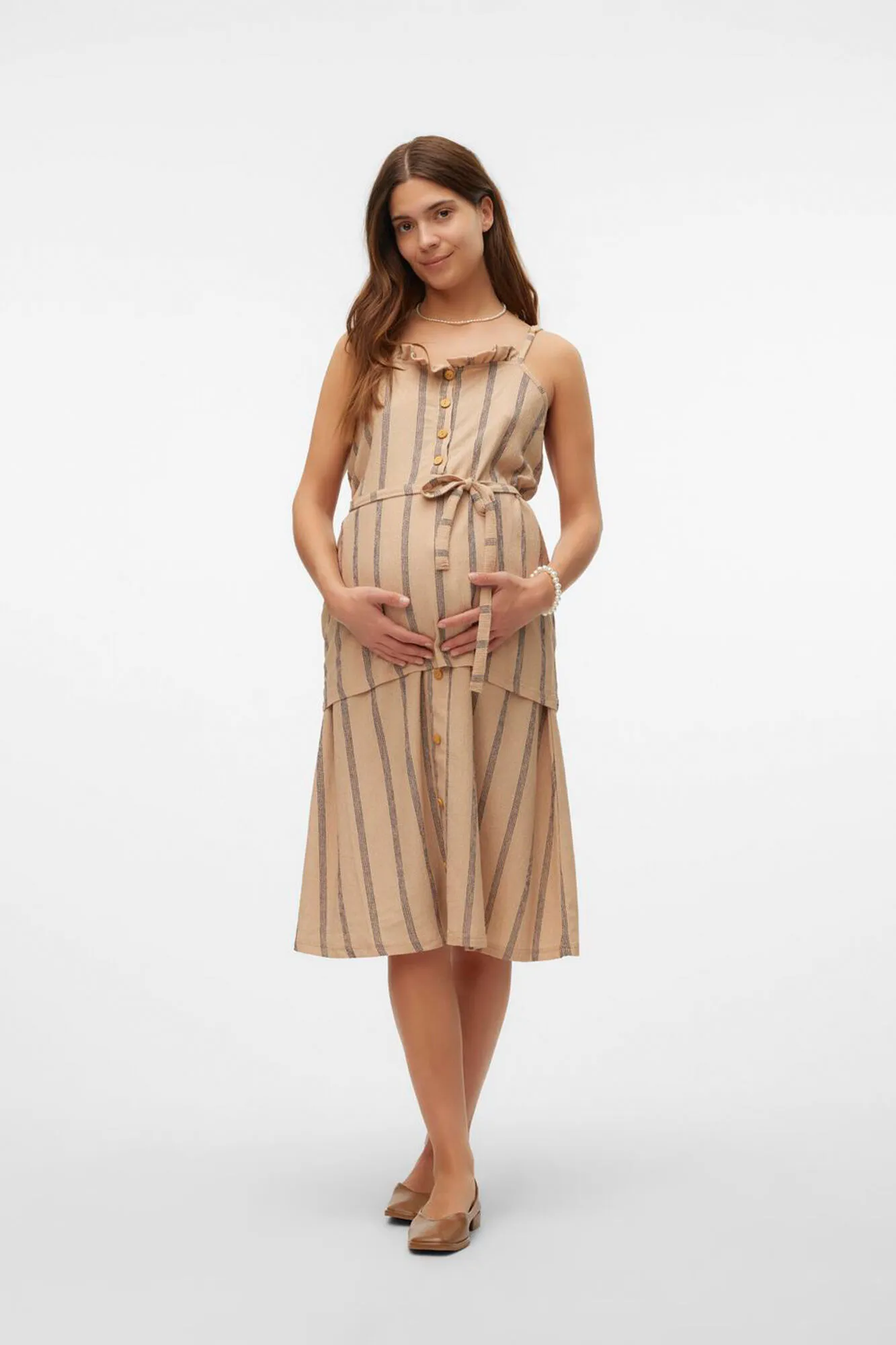Falda midi maternity 