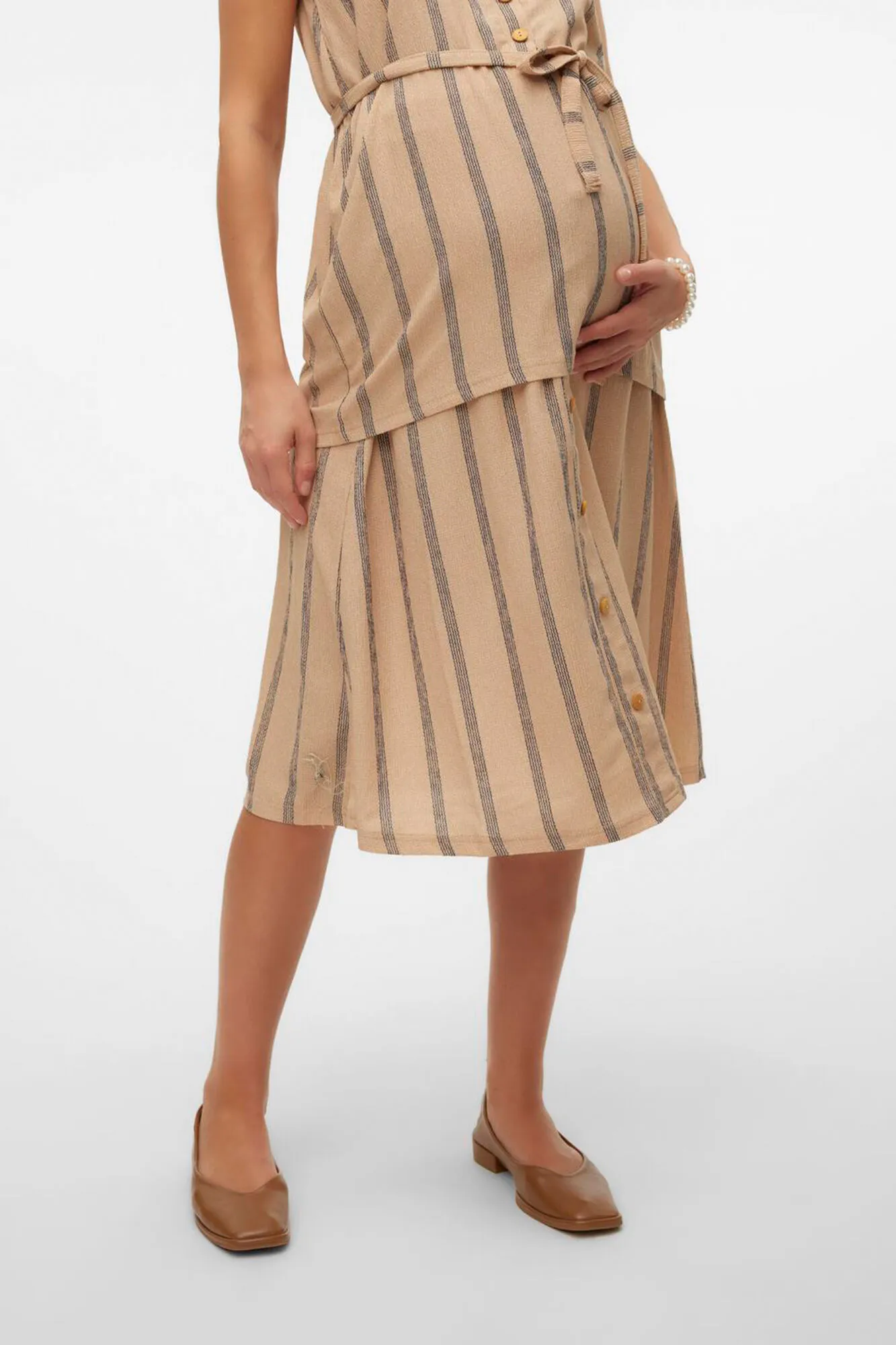 Falda midi maternity 