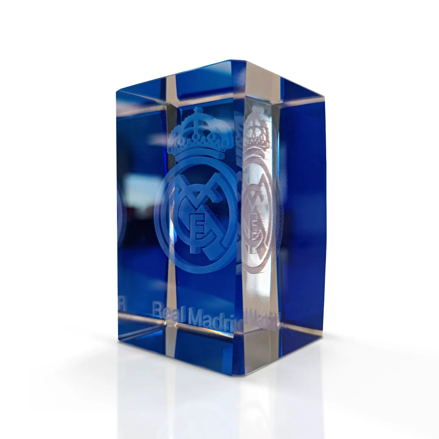 Figura de Cristal Escudo Real Madrid
