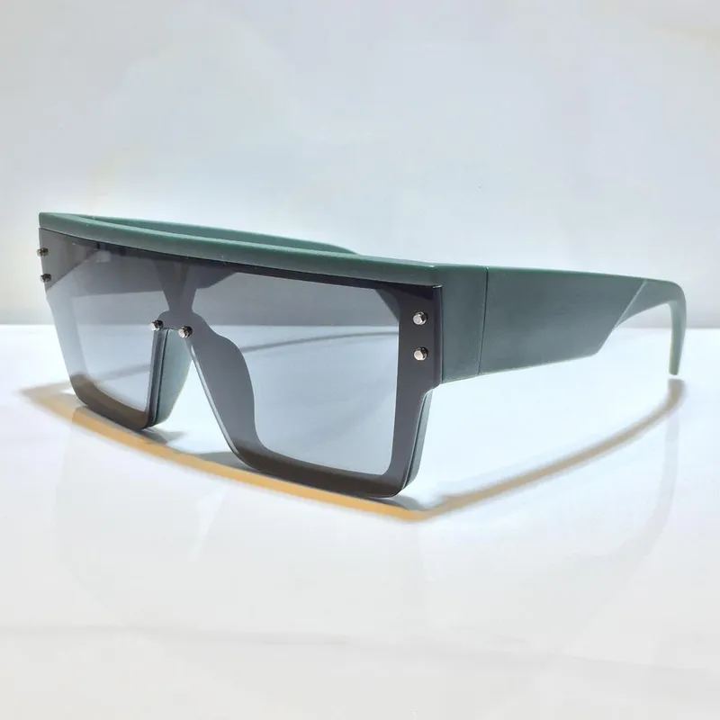 GAFAS DE SOL PARA MUJERES HOMBRES DISEñADOR 1583 ESTILO ANTIULTRAVIOLETA ESCUDO RETRO PLACA DE LENTE CUADRADO DE UNA PIEZA MARC