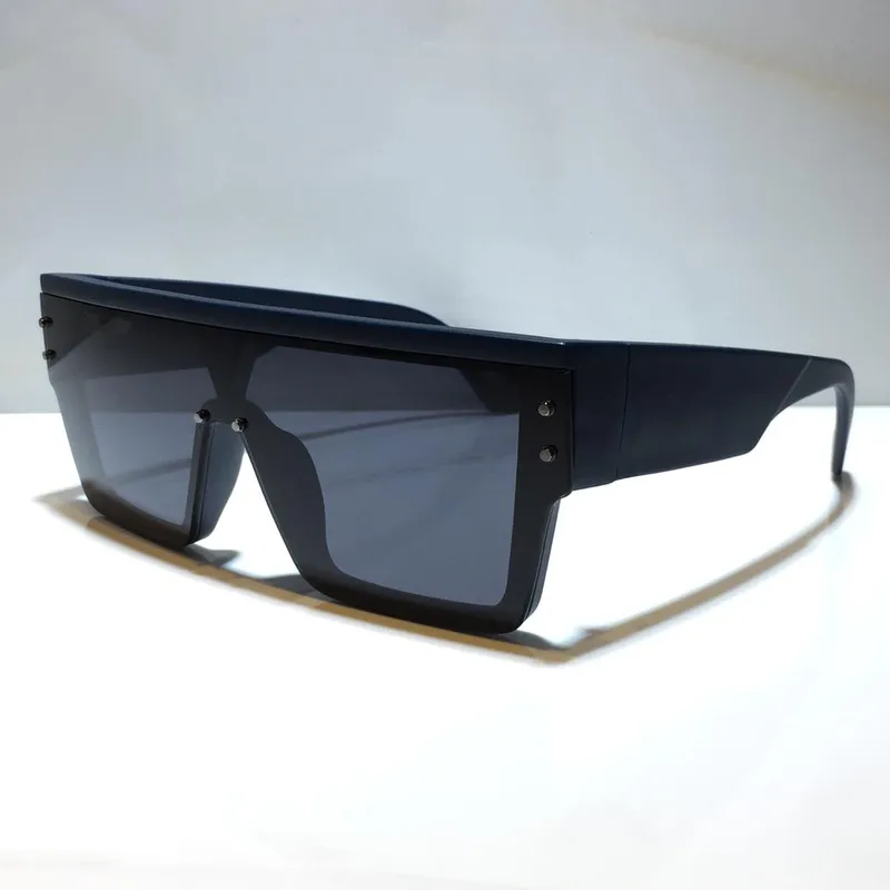 GAFAS DE SOL PARA MUJERES HOMBRES DISEñADOR 1583 ESTILO ANTIULTRAVIOLETA ESCUDO RETRO PLACA DE LENTE CUADRADO DE UNA PIEZA MARC