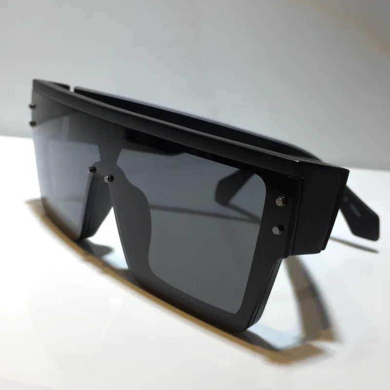 GAFAS DE SOL PARA MUJERES HOMBRES DISEñADOR 1583 ESTILO ANTIULTRAVIOLETA ESCUDO RETRO PLACA DE LENTE CUADRADO DE UNA PIEZA MARC