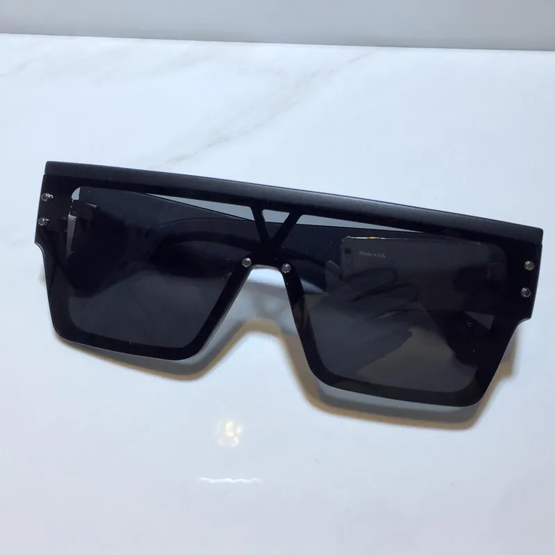 GAFAS DE SOL PARA MUJERES HOMBRES DISEñADOR 1583 ESTILO ANTIULTRAVIOLETA ESCUDO RETRO PLACA DE LENTE CUADRADO DE UNA PIEZA MARC