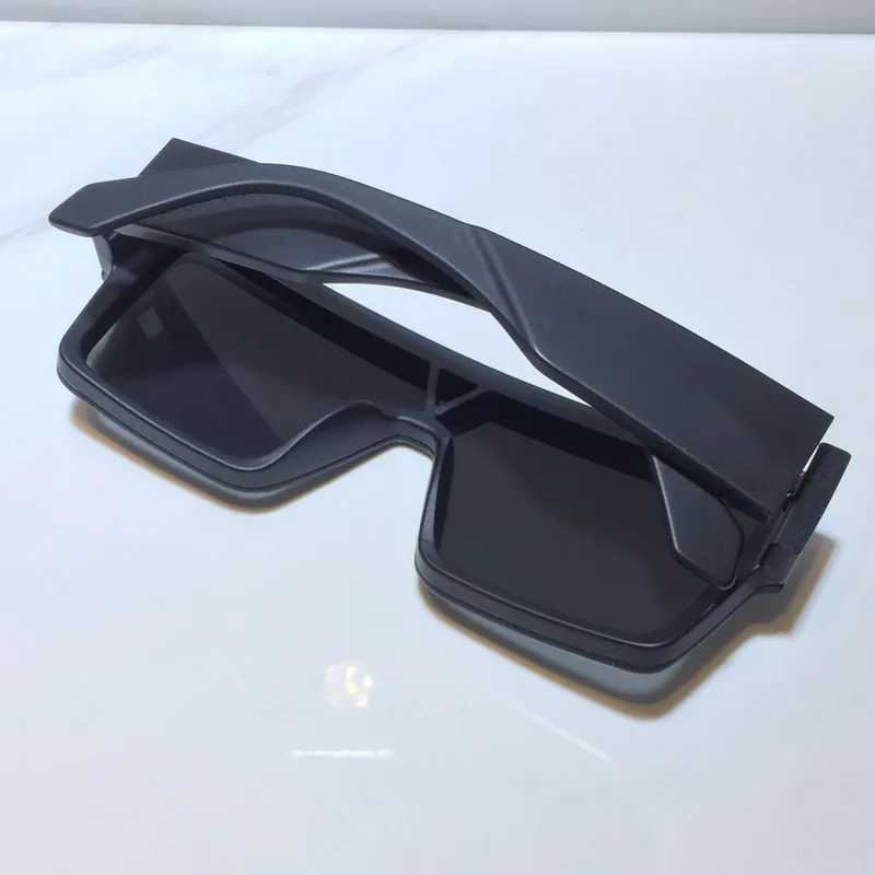 GAFAS DE SOL PARA MUJERES HOMBRES DISEñADOR 1583 ESTILO ANTIULTRAVIOLETA ESCUDO RETRO PLACA DE LENTE CUADRADO DE UNA PIEZA MARC