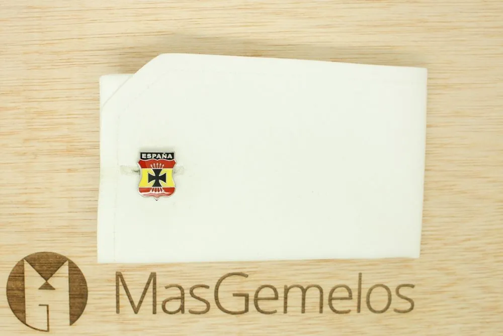 Gemelos para camisa Escudo Division 250 Division Azul