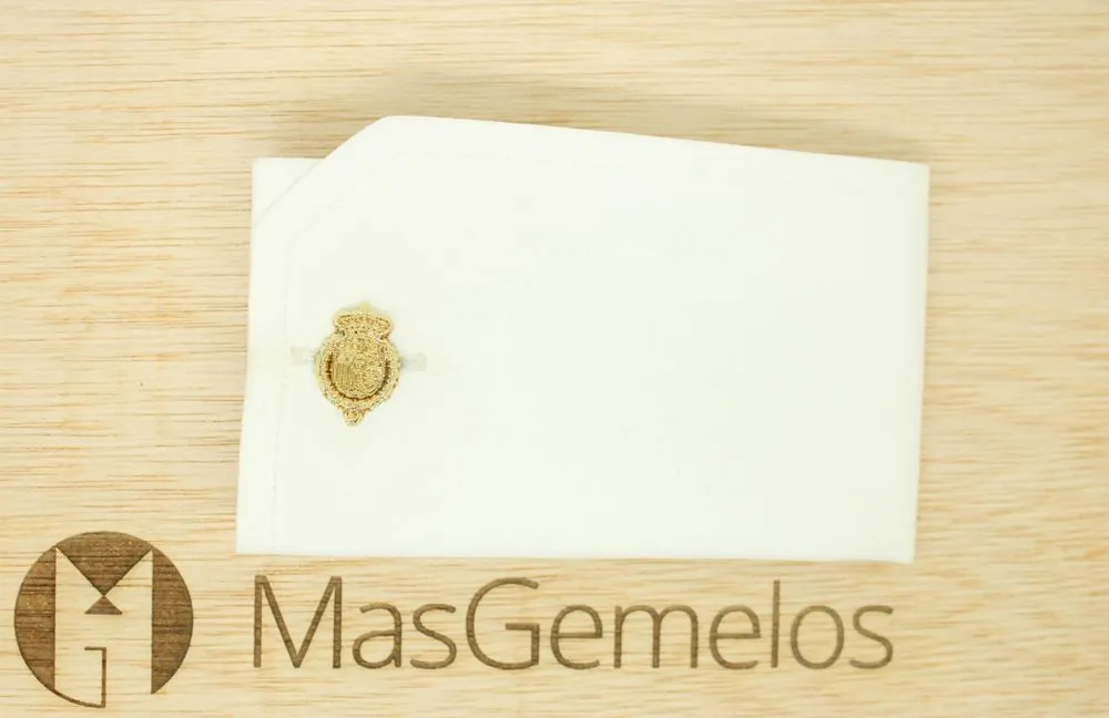 Gemelos para camisa Escudo Felipe VI Dorado