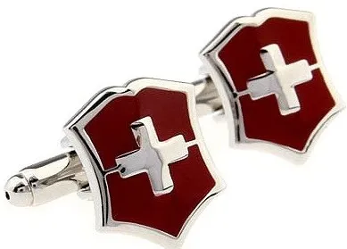 Gemelos para camisa Escudo Suizo