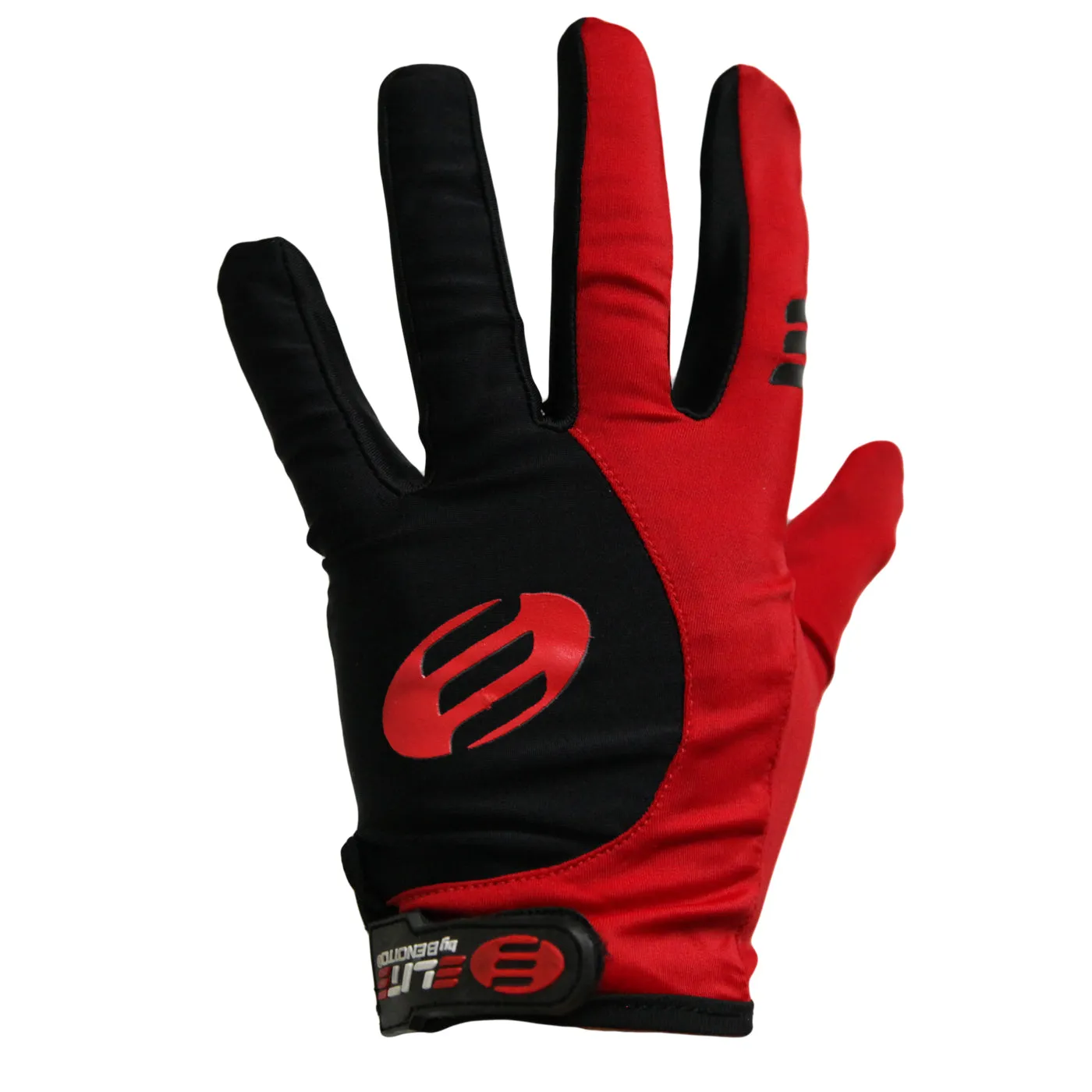 GUANTES CICLISTA ELITE COMPLETO MS20191 TALLA: S TOUCH ROJO/NEGRO