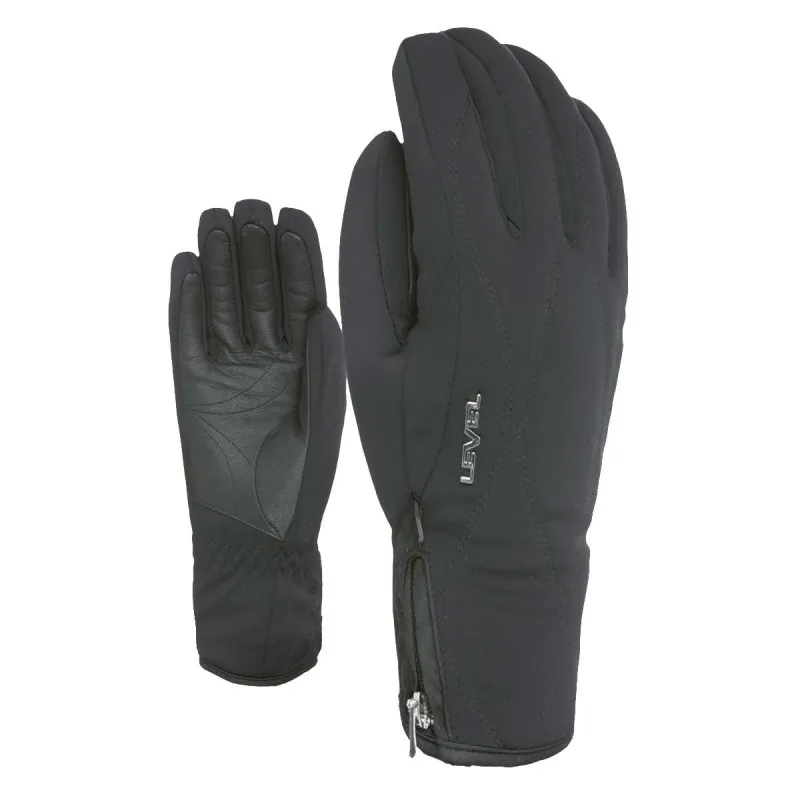 Guantes de esquí de las mujeres W Level de París