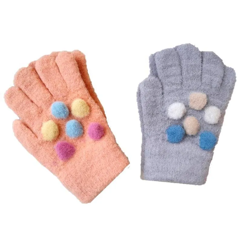 Guantes niña MAC BEEN Pomponcitos