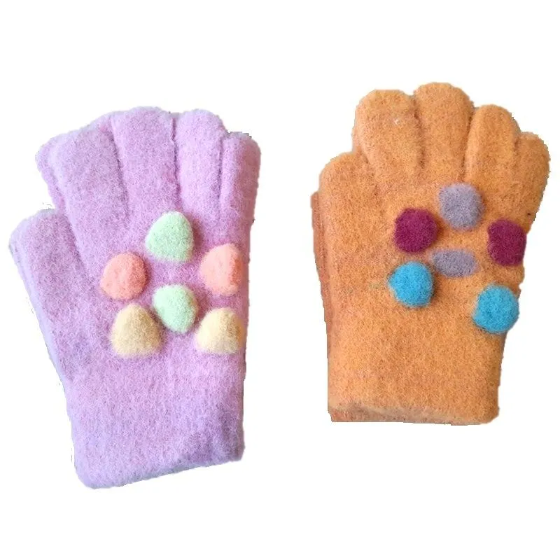 Guantes niña MAC BEEN Pomponcitos
