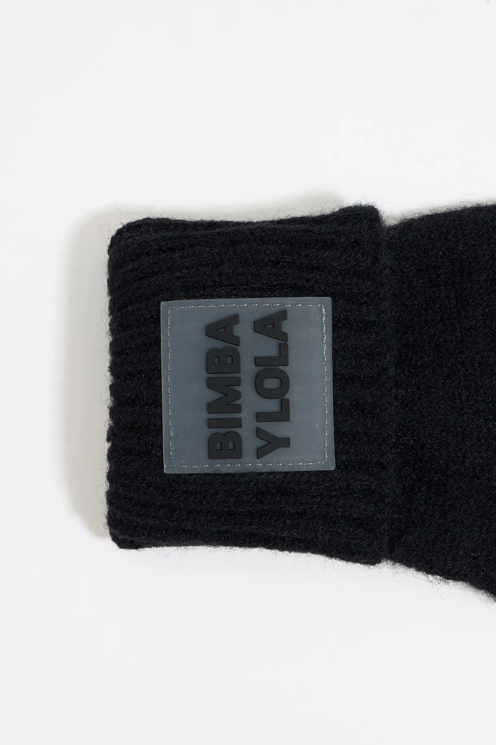 Guantes punto negro