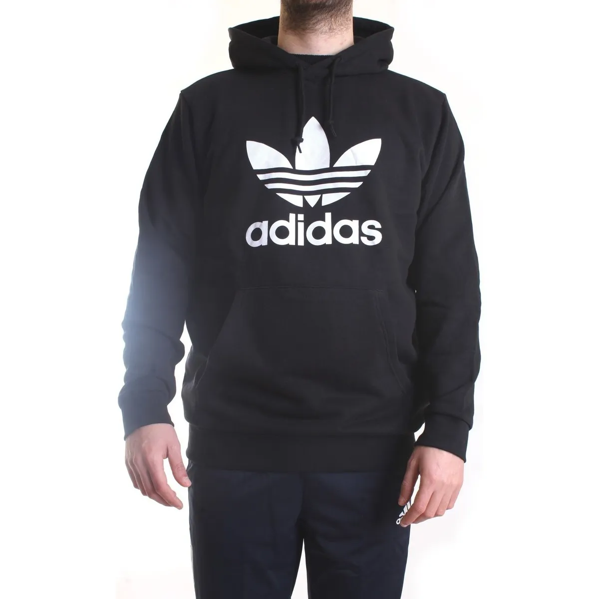 H06667 Sudadera hombre negro
