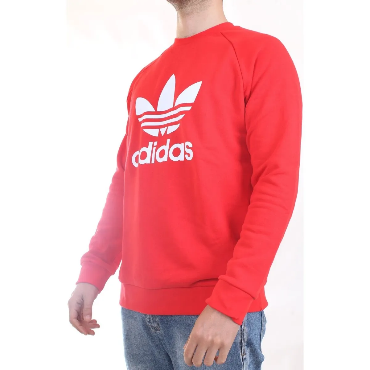 HE9489 Sudadera hombre rojo