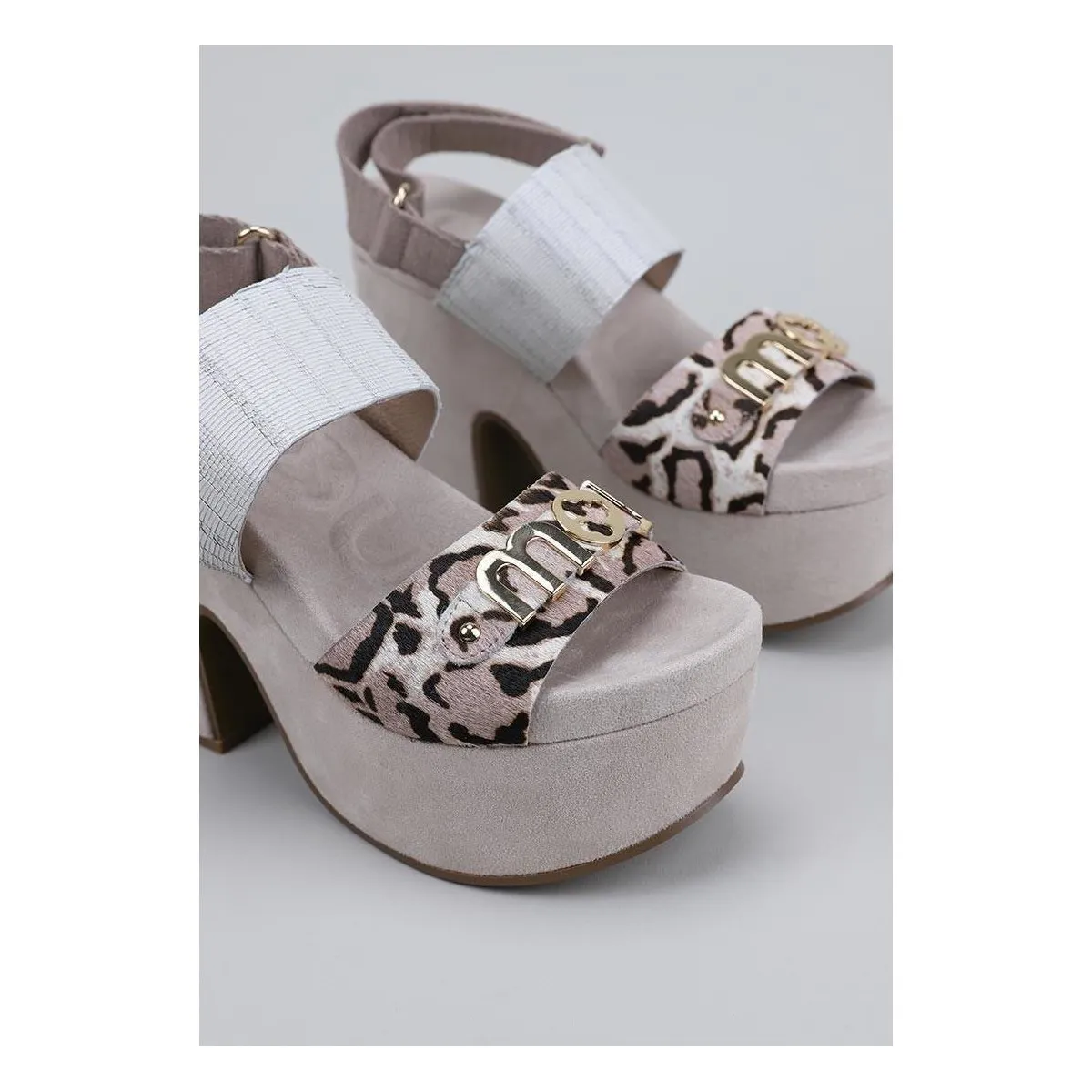 HH SANDAL METALLIC LOGO ( 03B)