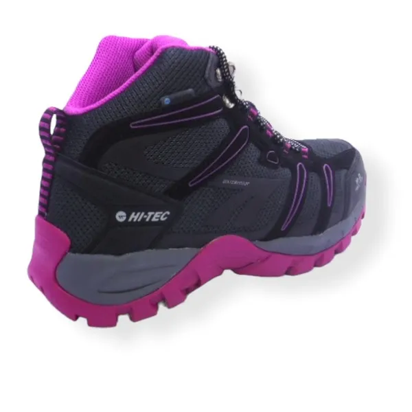 HITEC MUFLON HI WOMEN BLACK PURPLE WATERPROOF