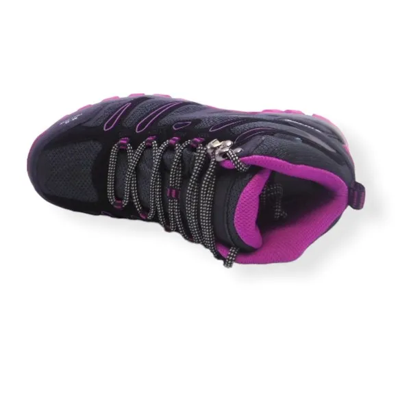 HITEC MUFLON HI WOMEN BLACK PURPLE WATERPROOF