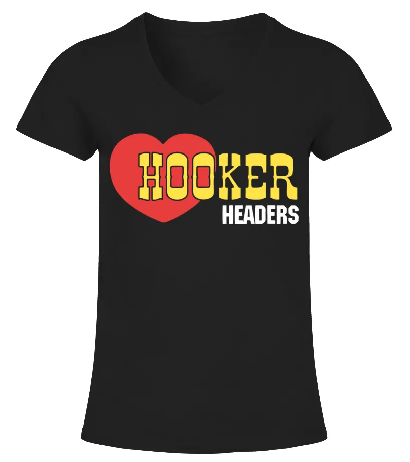 Hooker Headers Camiseta cuello pico Mujer