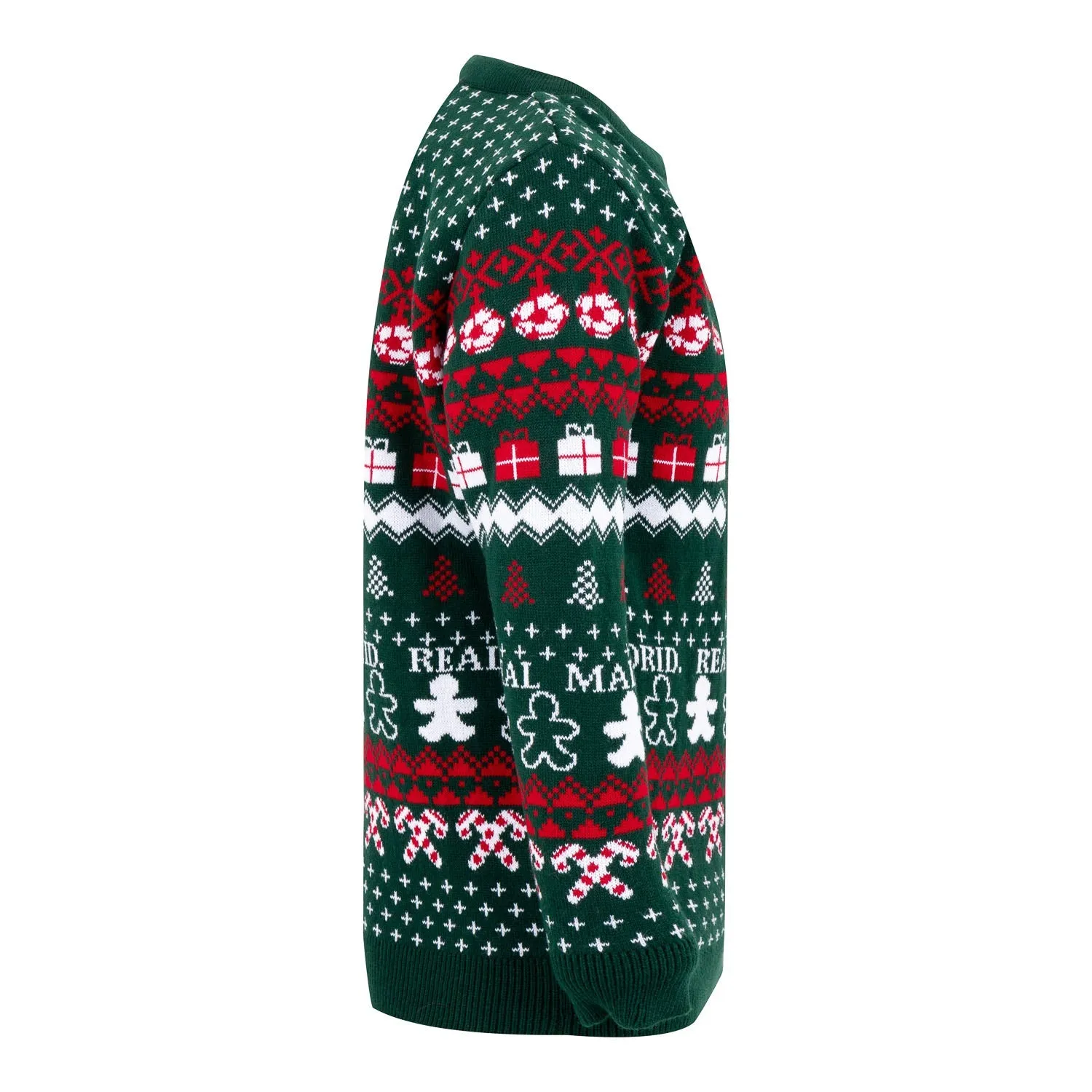 Jersey Navideño Niño Escudo Verde/Multicolor