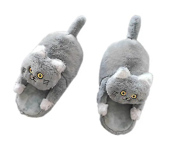 Lindo Cómodo Cálido P Zapatillas Zapatillas de gato