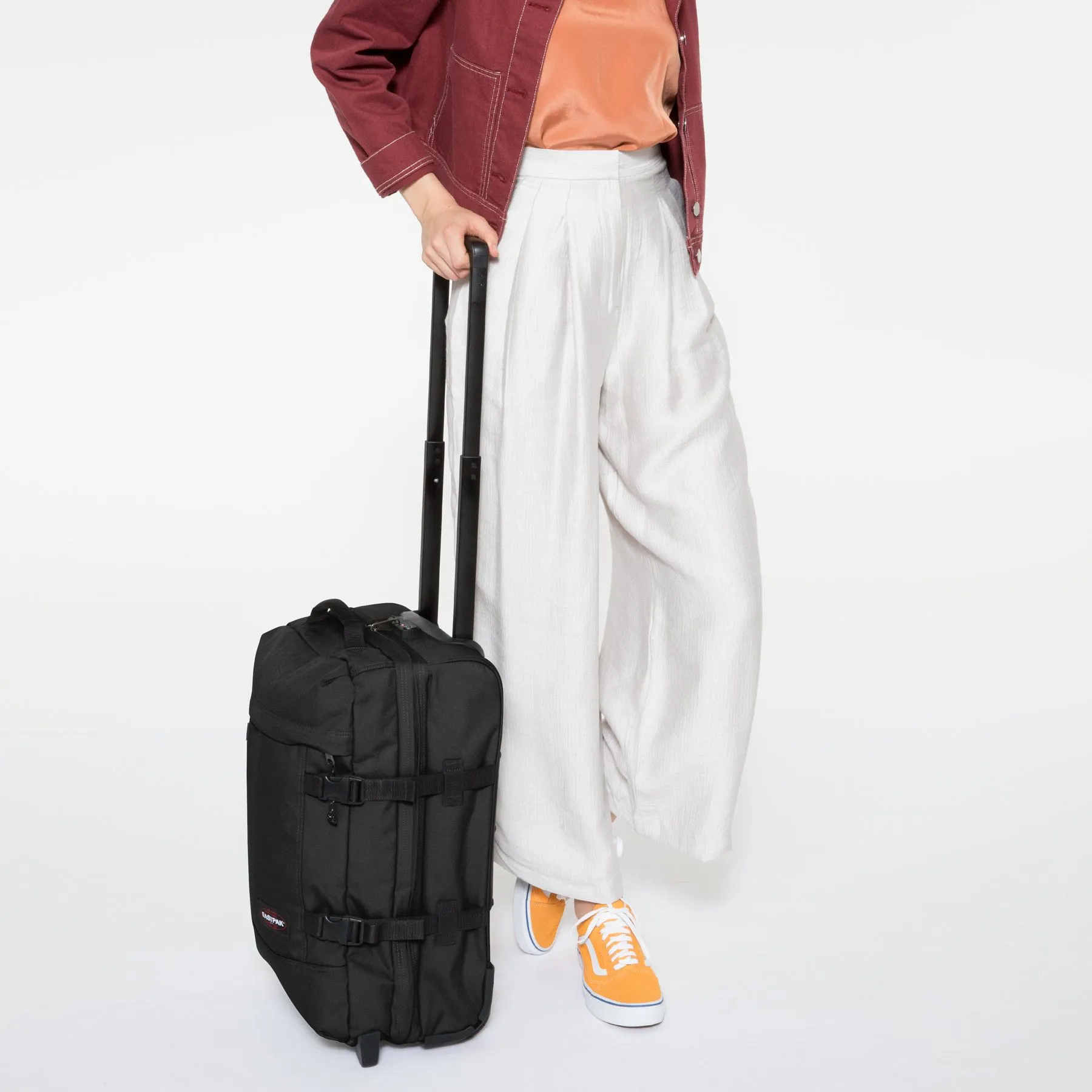 MALETA CABINA AVIÓN EASTPAK Tranverz S EK61L008 Black negra lisa