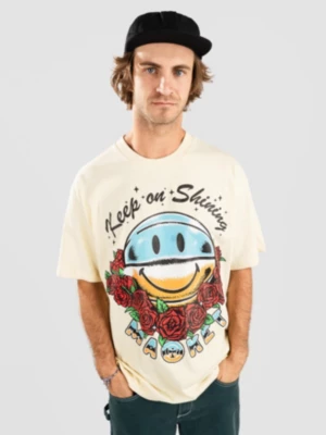 Market Smiley Keep On Shining Camiseta