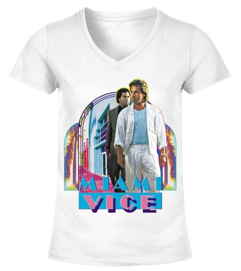 Miami Vice WT (6) Camiseta cuello pico Mujer