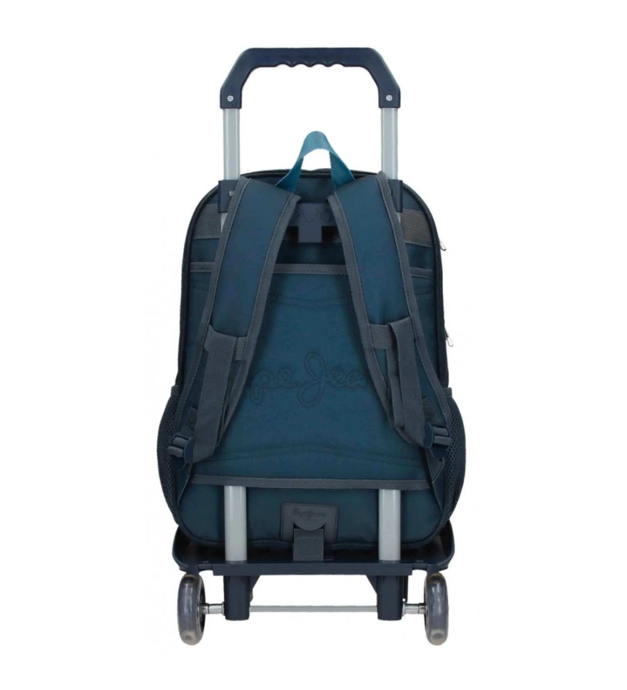 Mochila dos compartimentos Edmon 40 cm con carro marino