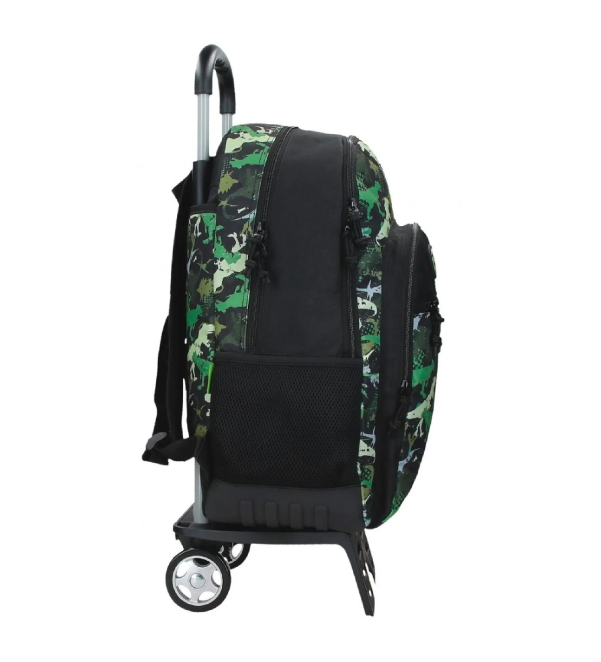 Mochila escolar Movom  Raptors dos compartimentos con carro negro