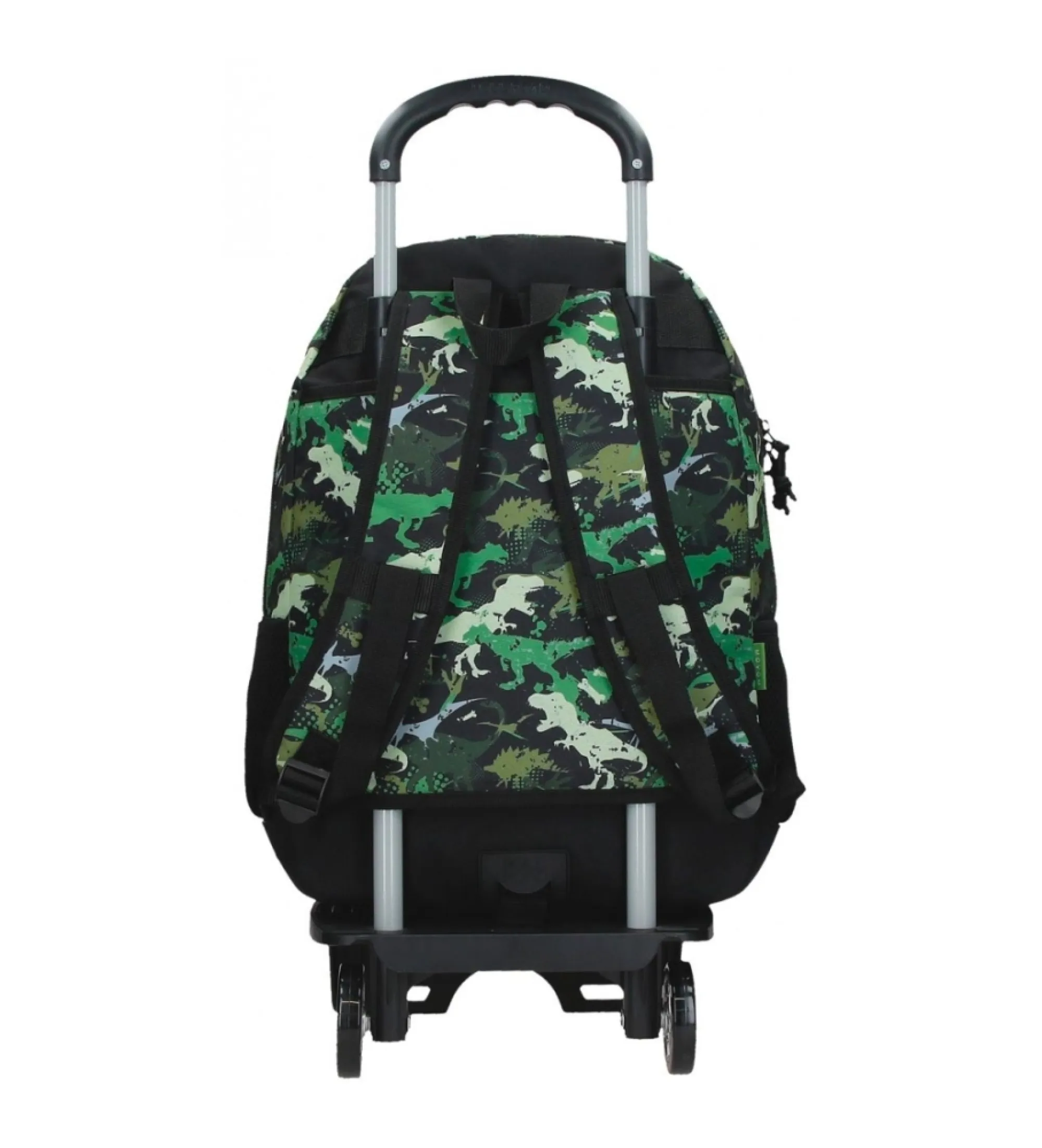 Mochila escolar Movom  Raptors dos compartimentos con carro negro