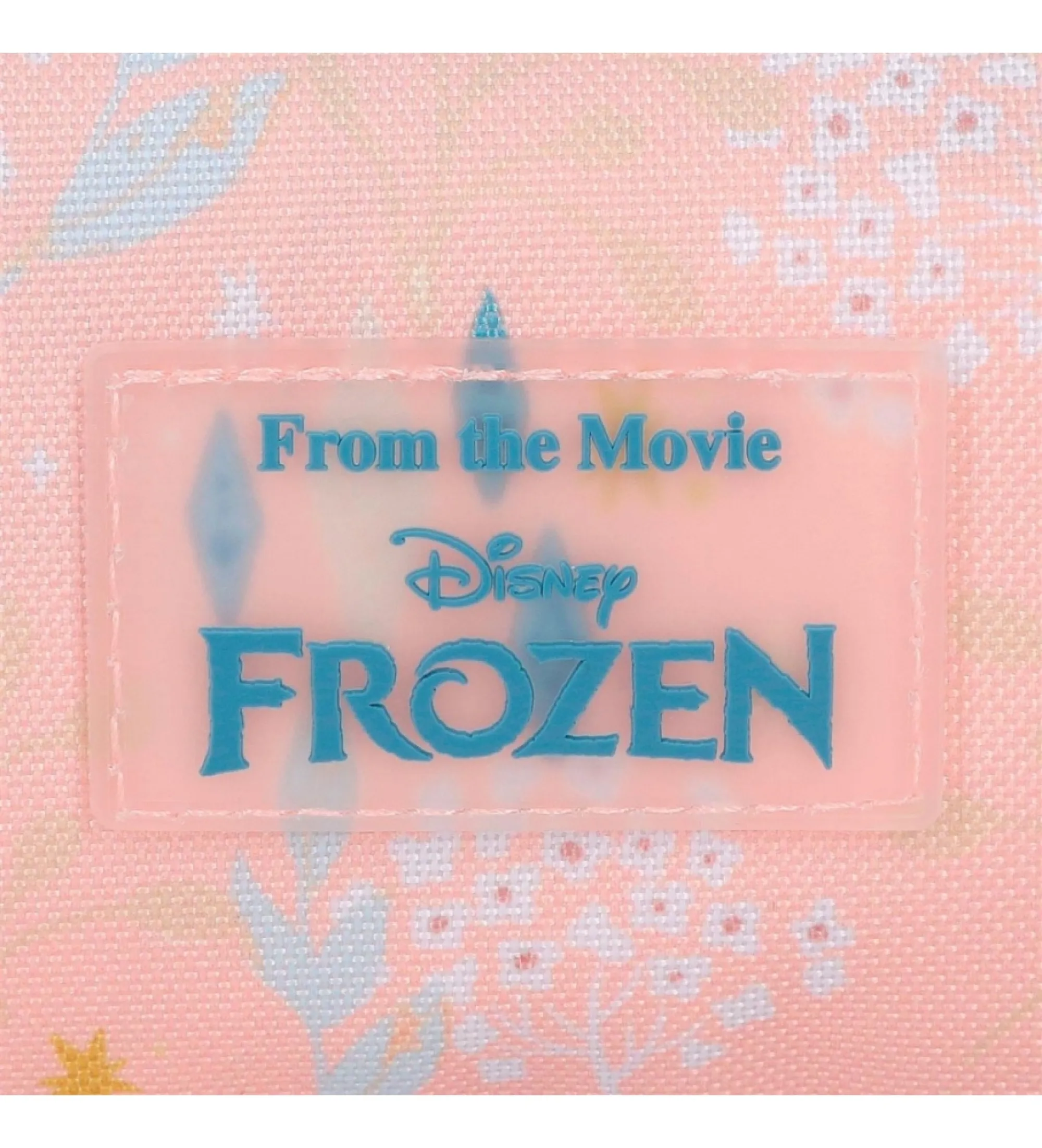 Mochila Frozen Believe in the journey dos compartimentos con carro azul