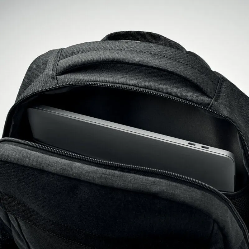 Mochila promocional  para portátil de 15'' en rPET Waipo