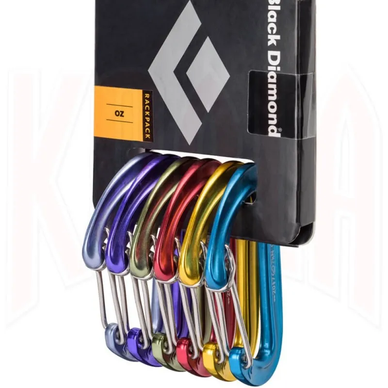 MOSQUETóN BLACK DIAMOND OZ 6PACK