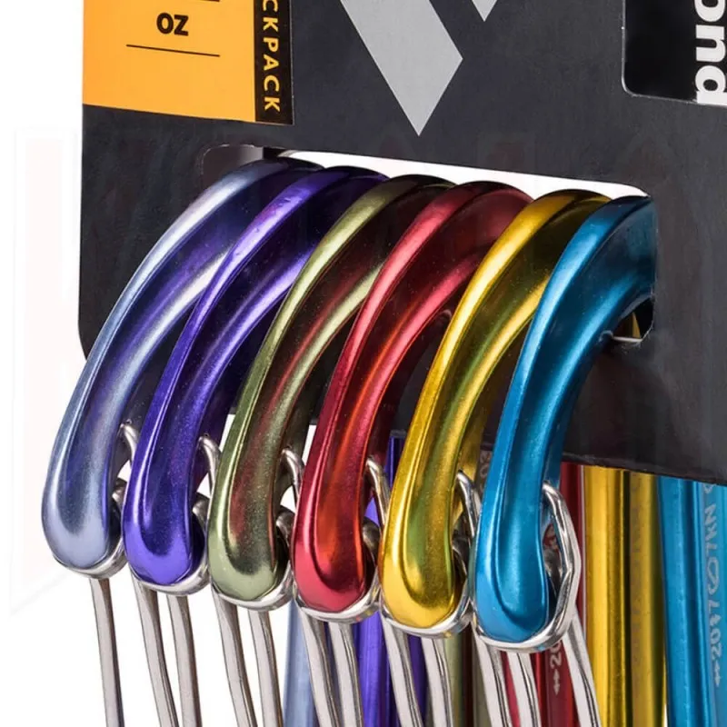 MOSQUETóN BLACK DIAMOND OZ 6PACK