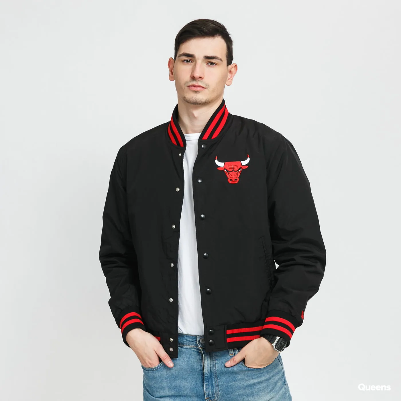 New Era NBA Team Wordmark Bomber Chicago Bulls
