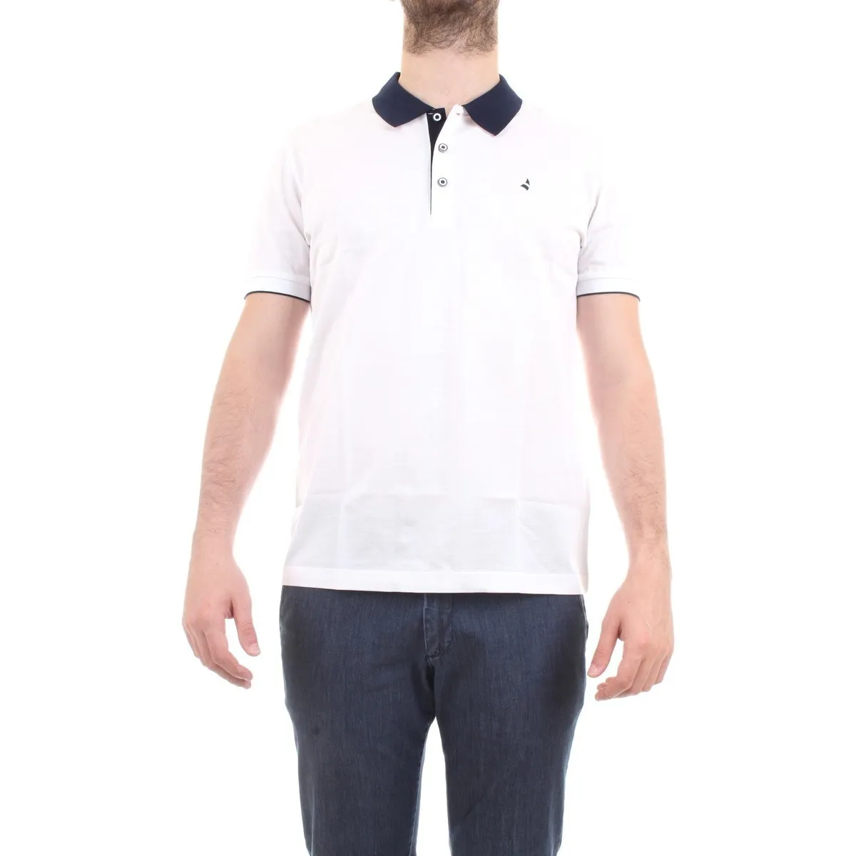 NV72037 polo hombre Blanco