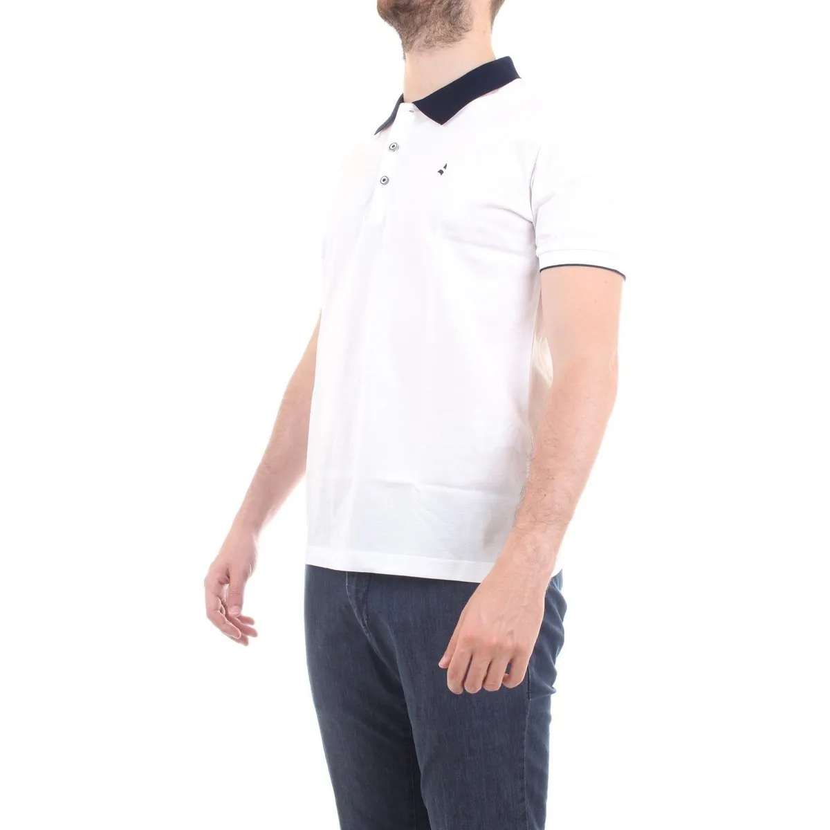 NV72037 polo hombre Blanco