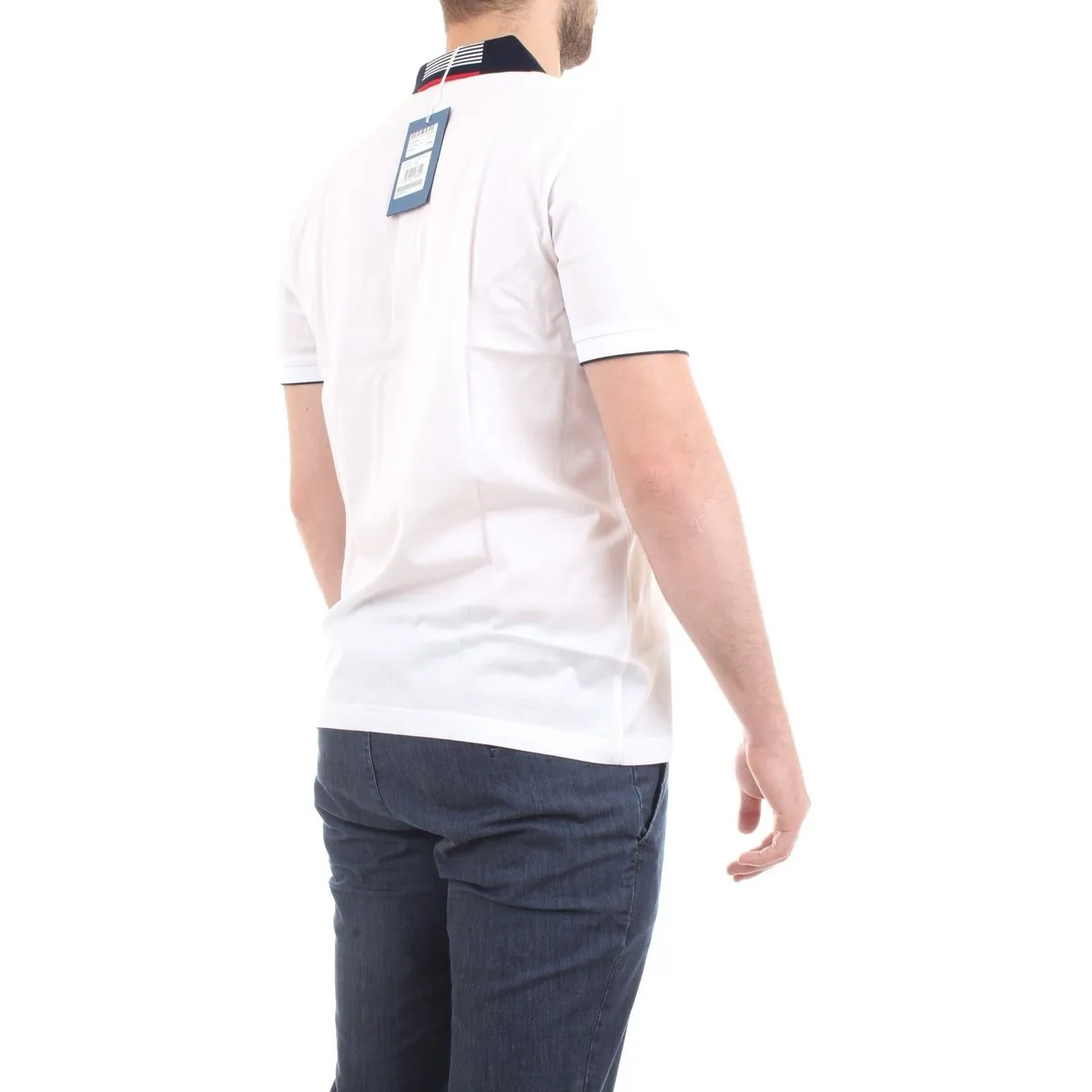 NV72037 polo hombre Blanco
