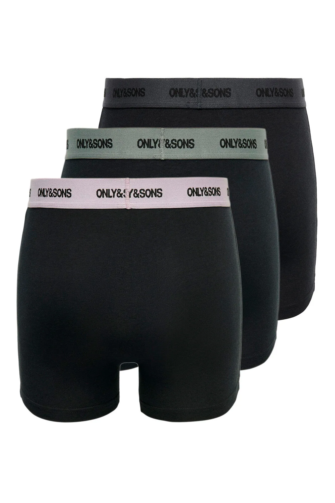 Only & Sons Pack 3 boxers básicos algodón