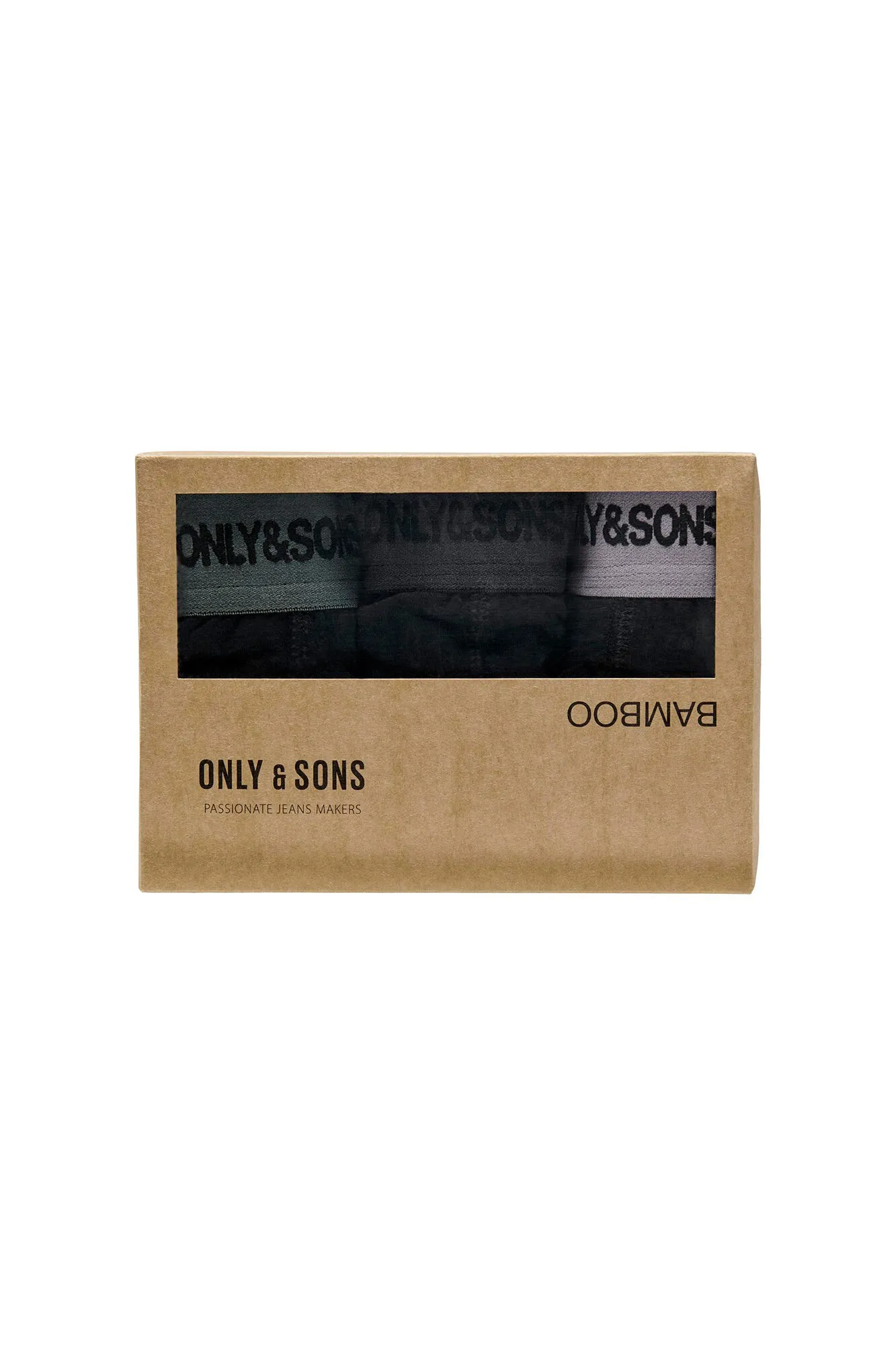Only & Sons Pack 3 boxers básicos algodón