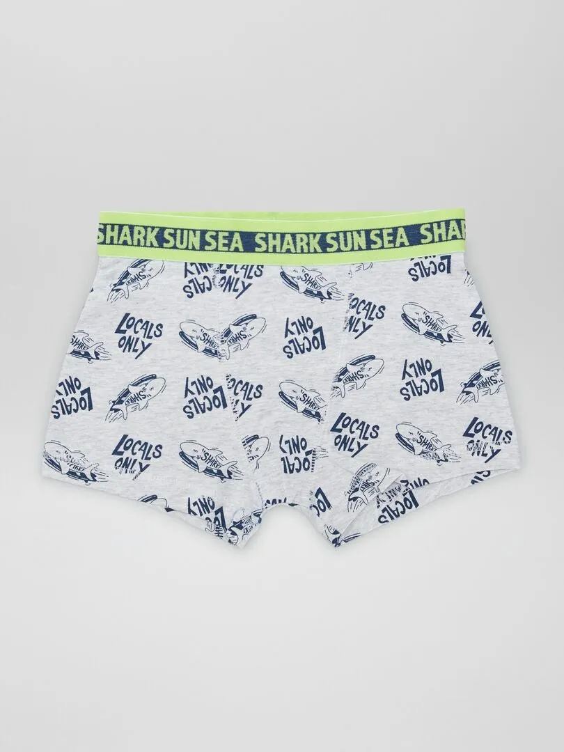 PACK DE 3 BOXERS ELáSTICOS  AZUL